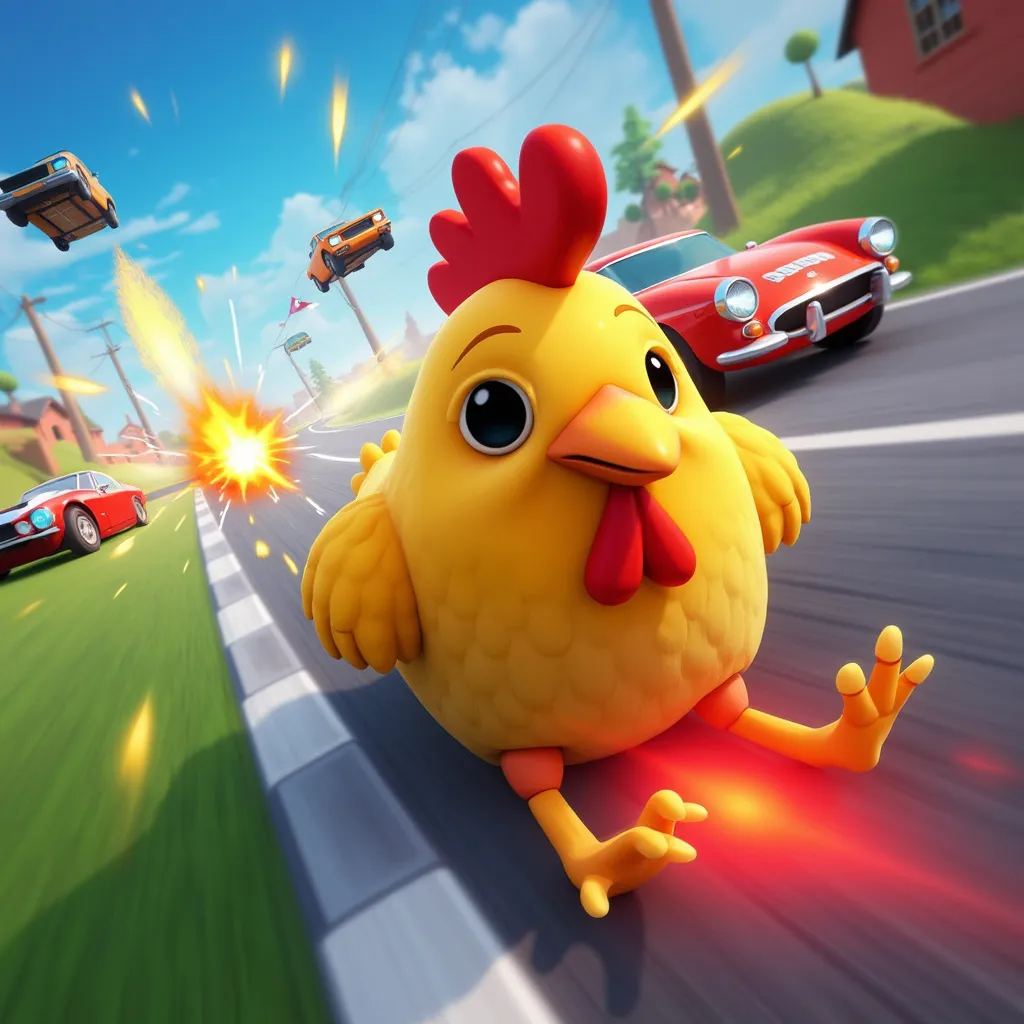 Concept art de Chicken Road